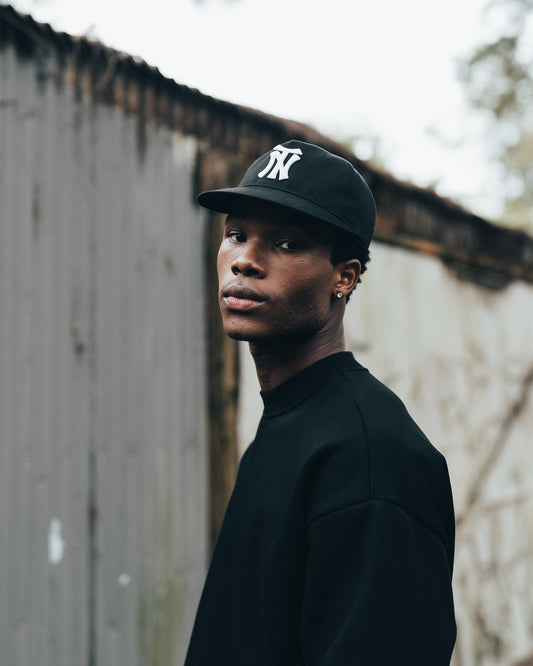 NT Monogram Cap - Black