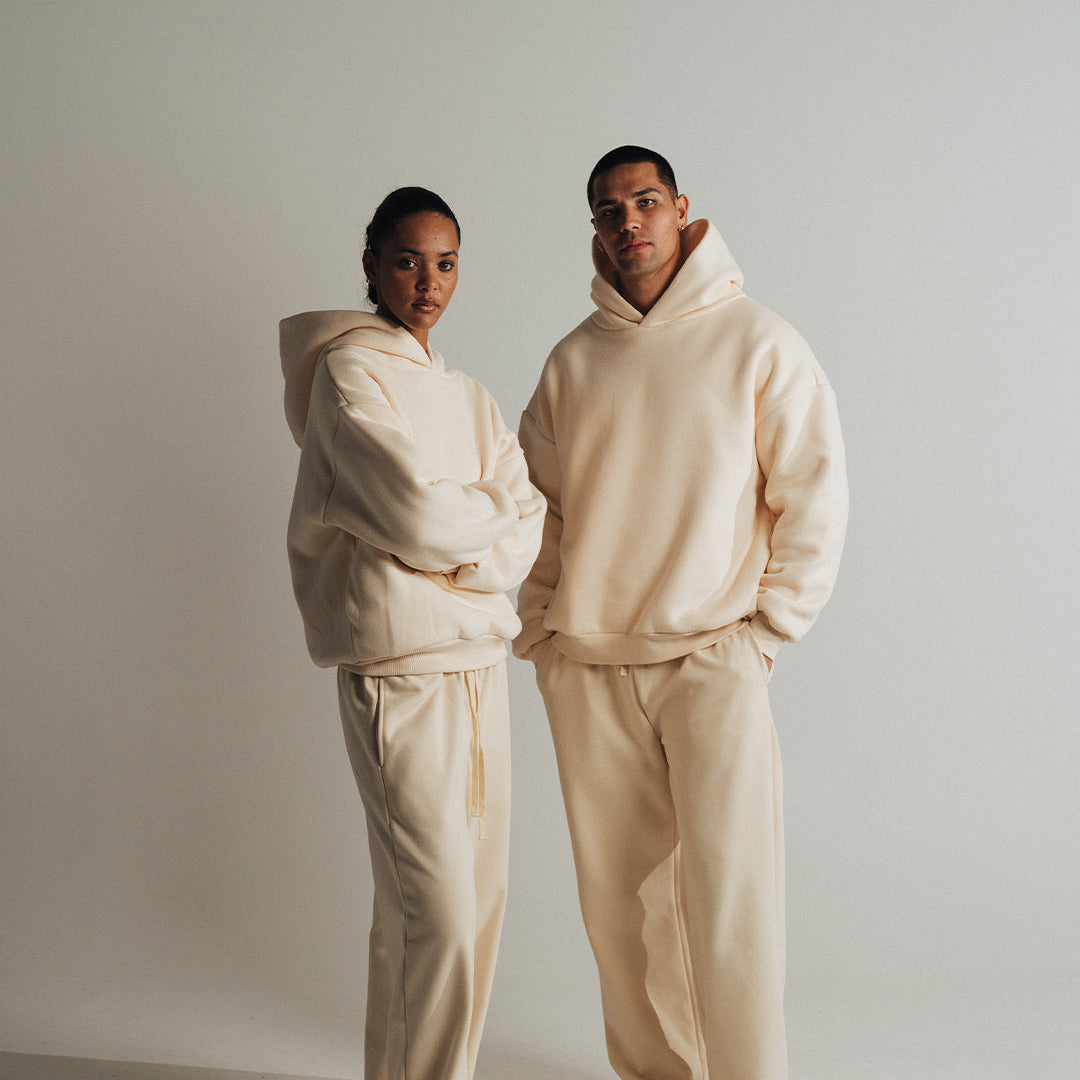 SWEATPANTS CLASSIC FIT 450 GSM 'HEATH GREY'
