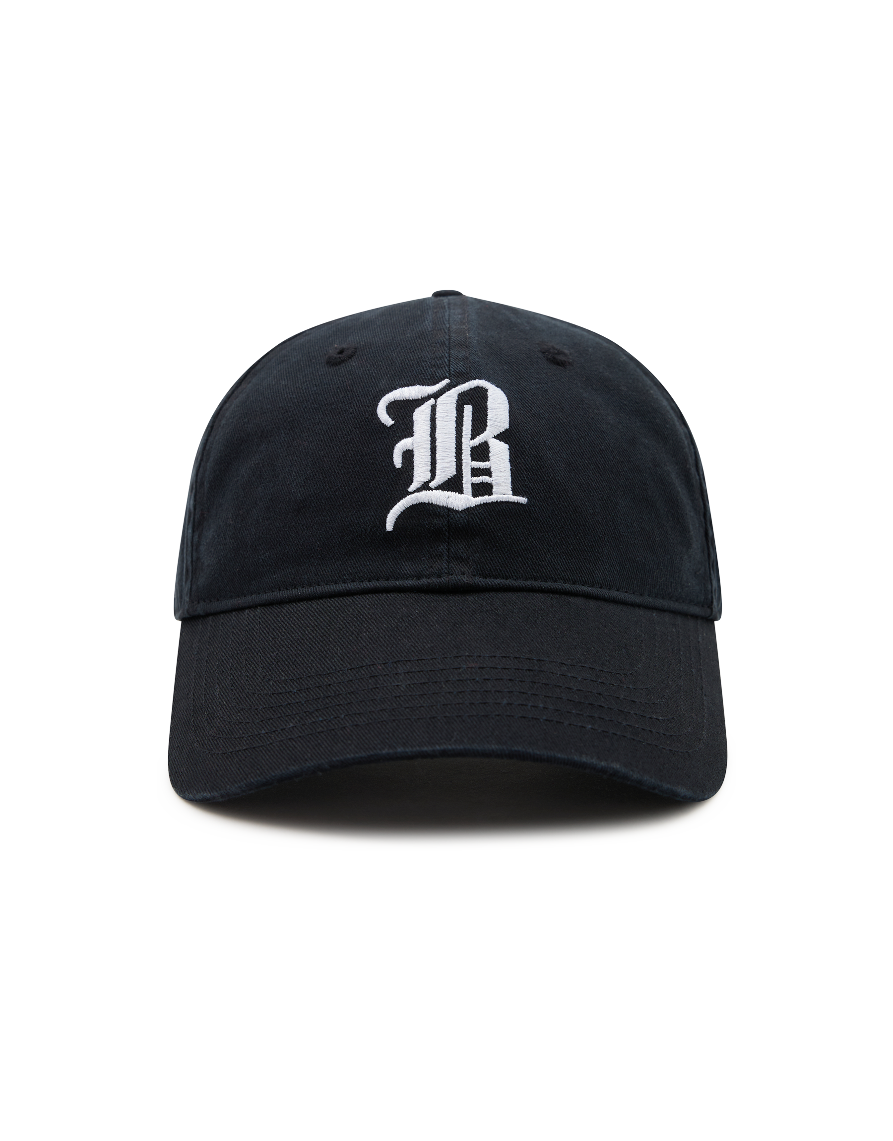 Washed Vintage B Cap - Black