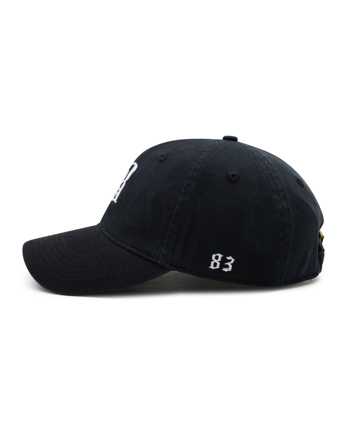 Washed Vintage B Cap - Black