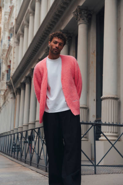 Elm Knit Cardigan - Pink