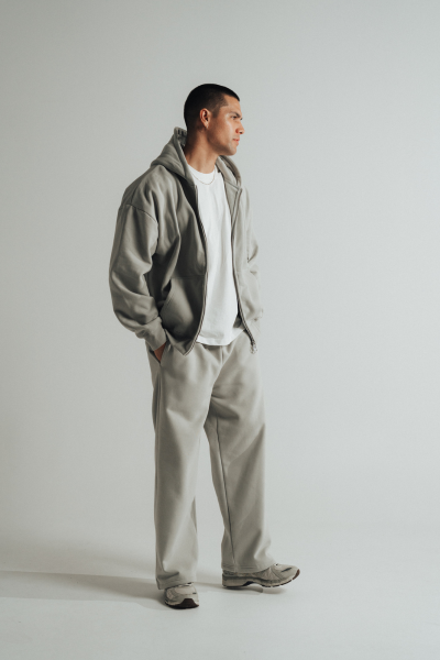 SWEATPANTS CLASSIC FIT 450 GSM 'GREY'