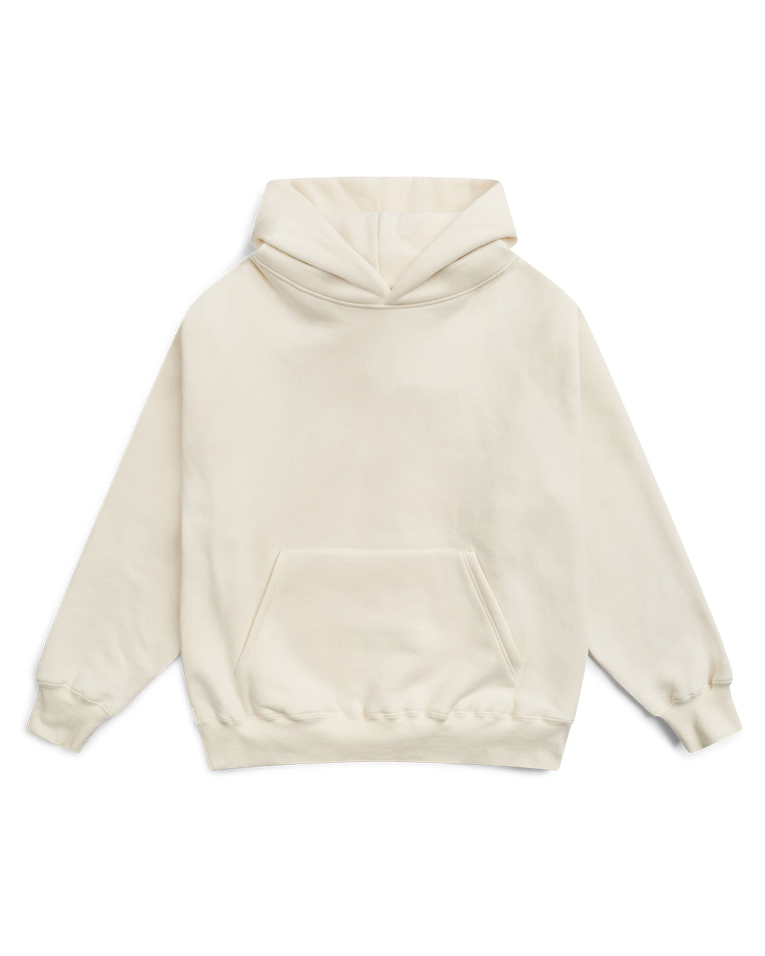 HOODIE FLEECE 330 GSM 'CREAM'