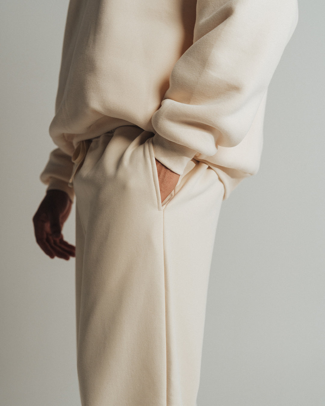 DOUBLE LAYER HOODIE 650 GSM 'CREAM'