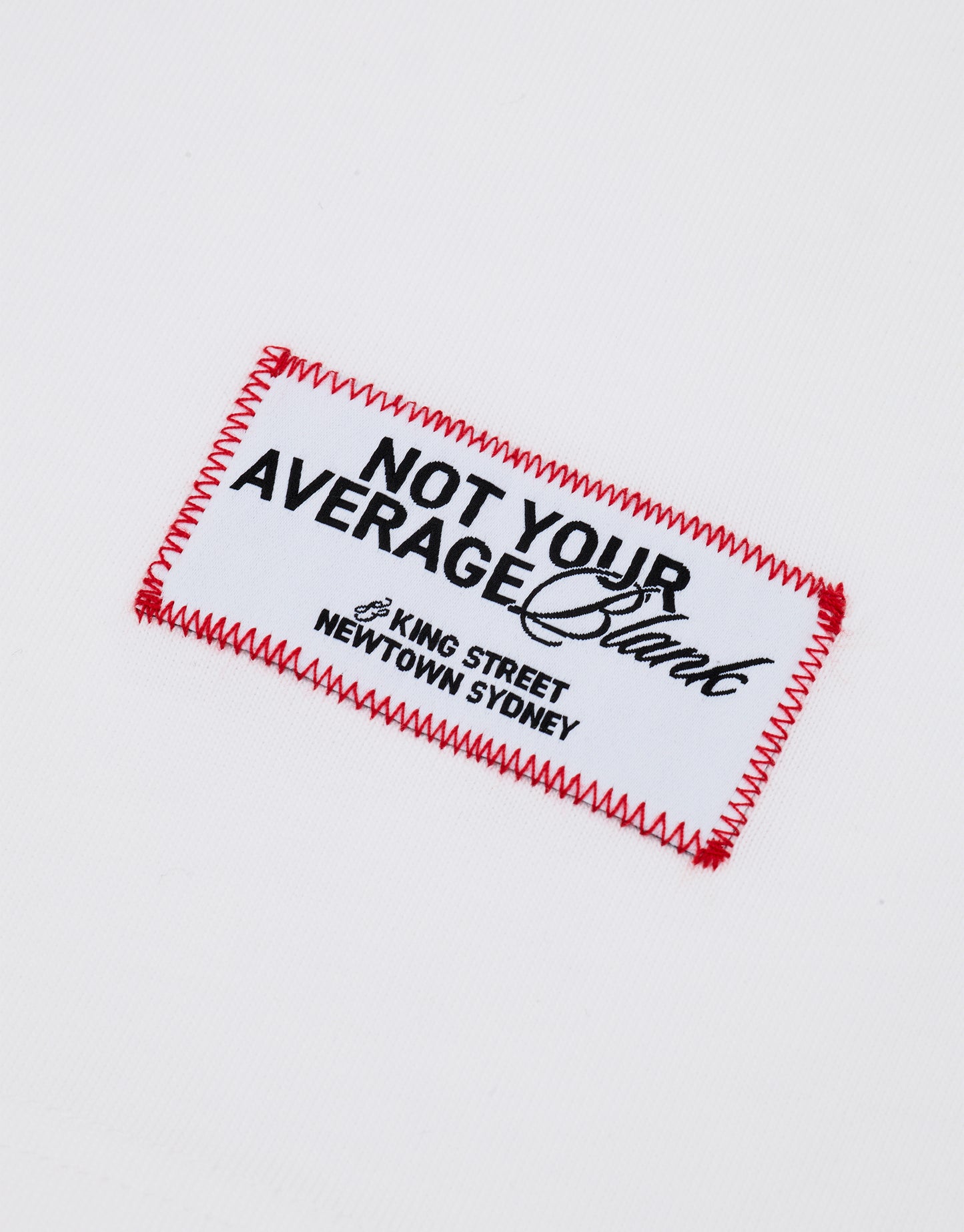 Studio Patch Tee - White