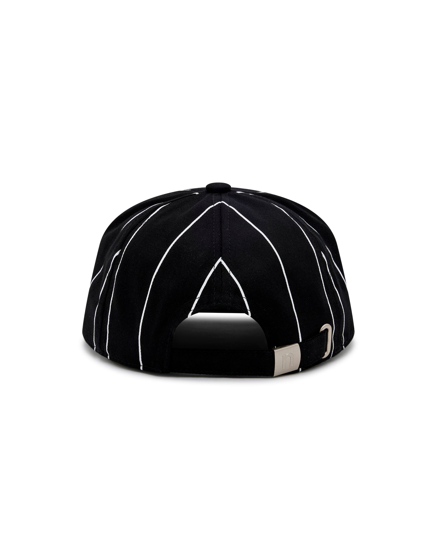 Script Cap - Black Pinstripe