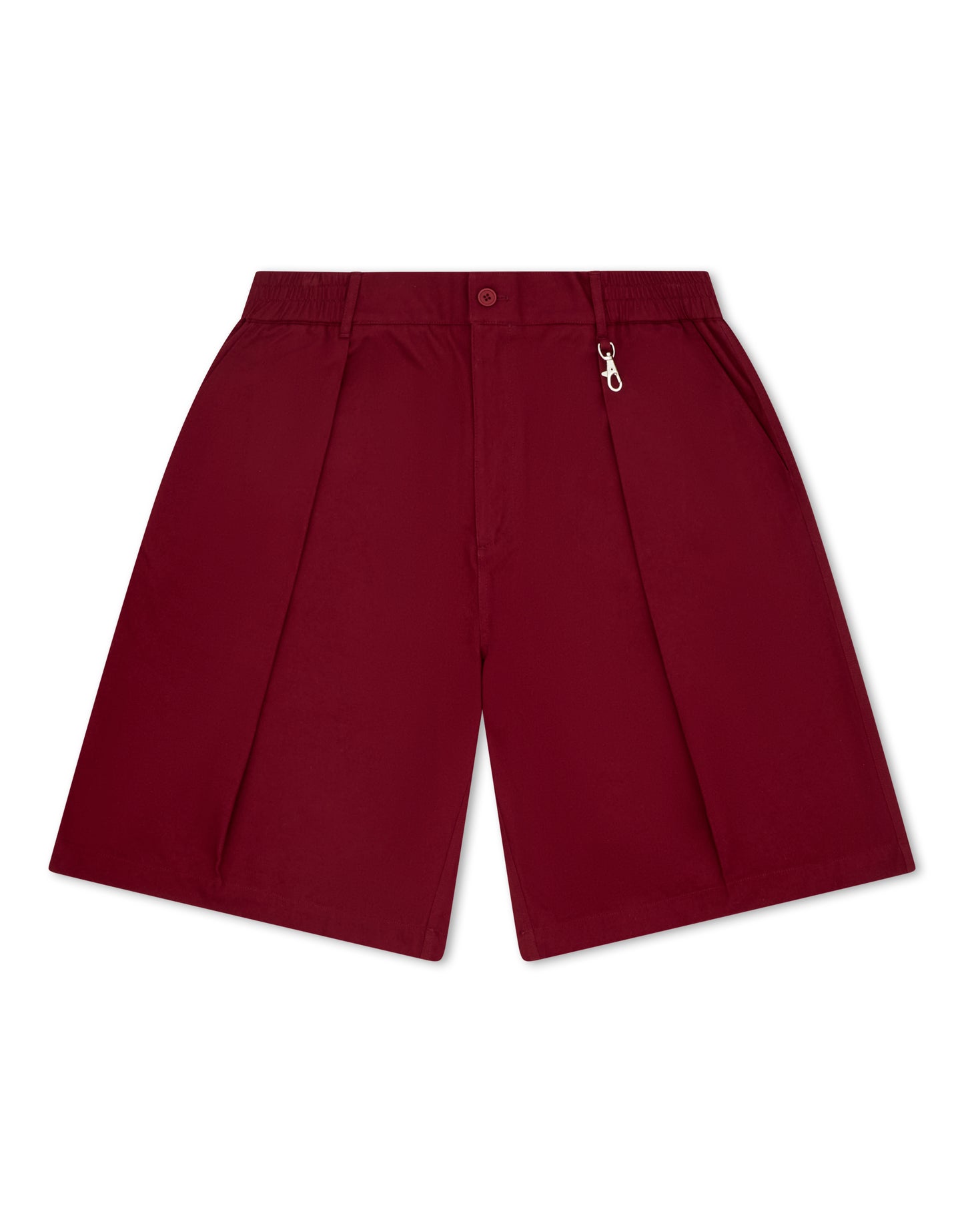 Avenue Pleated Short - Burgundy