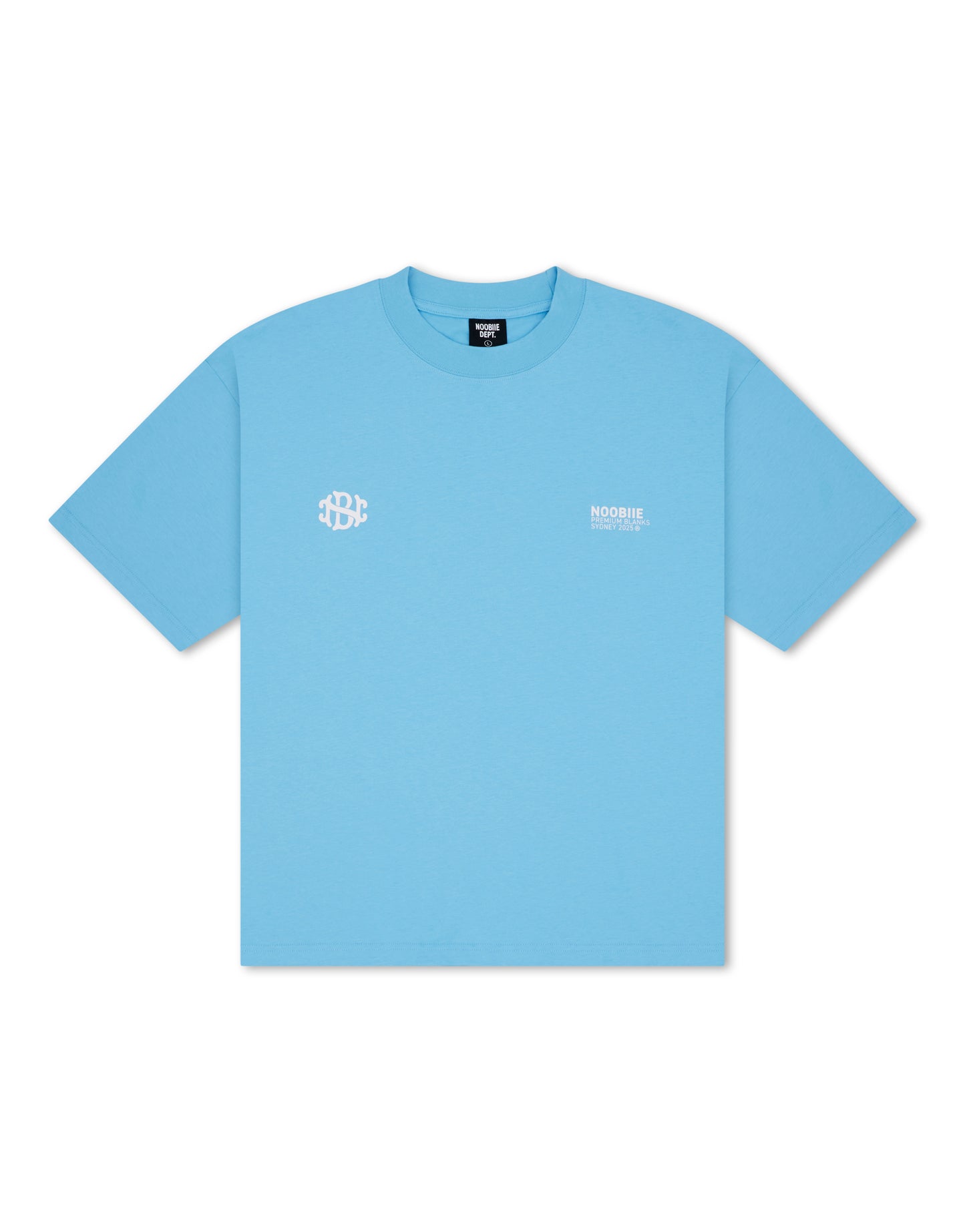 Monogram Tee - Sky Blue