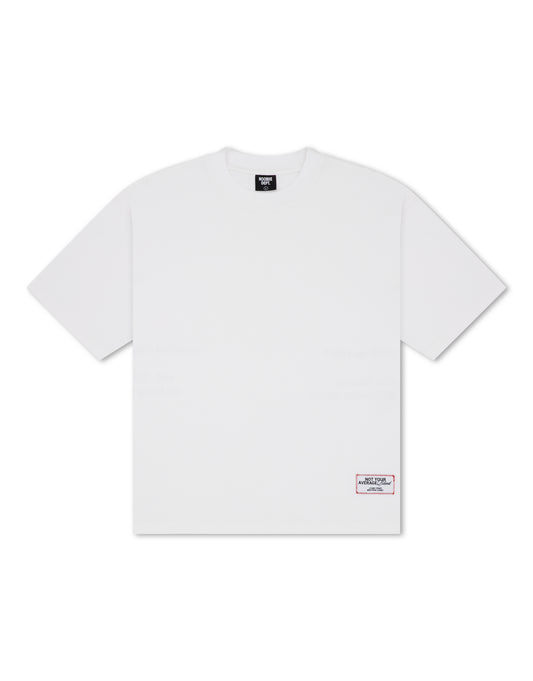 Studio Patch Tee - White