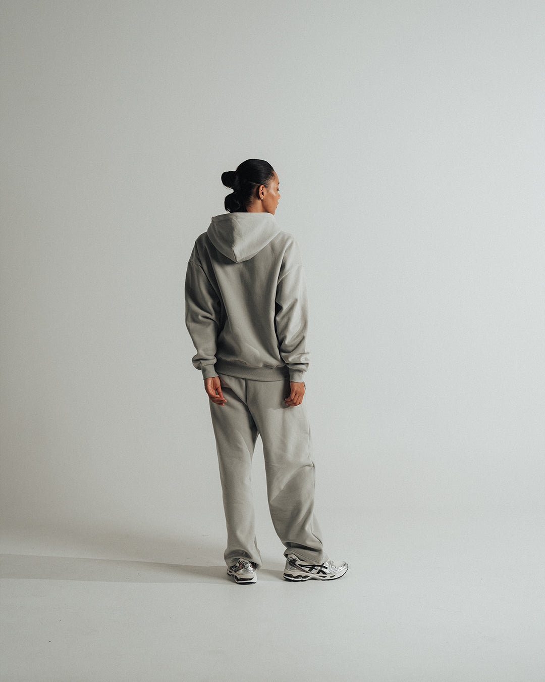 ZIP HOODIE 450 GSM 'GREY'