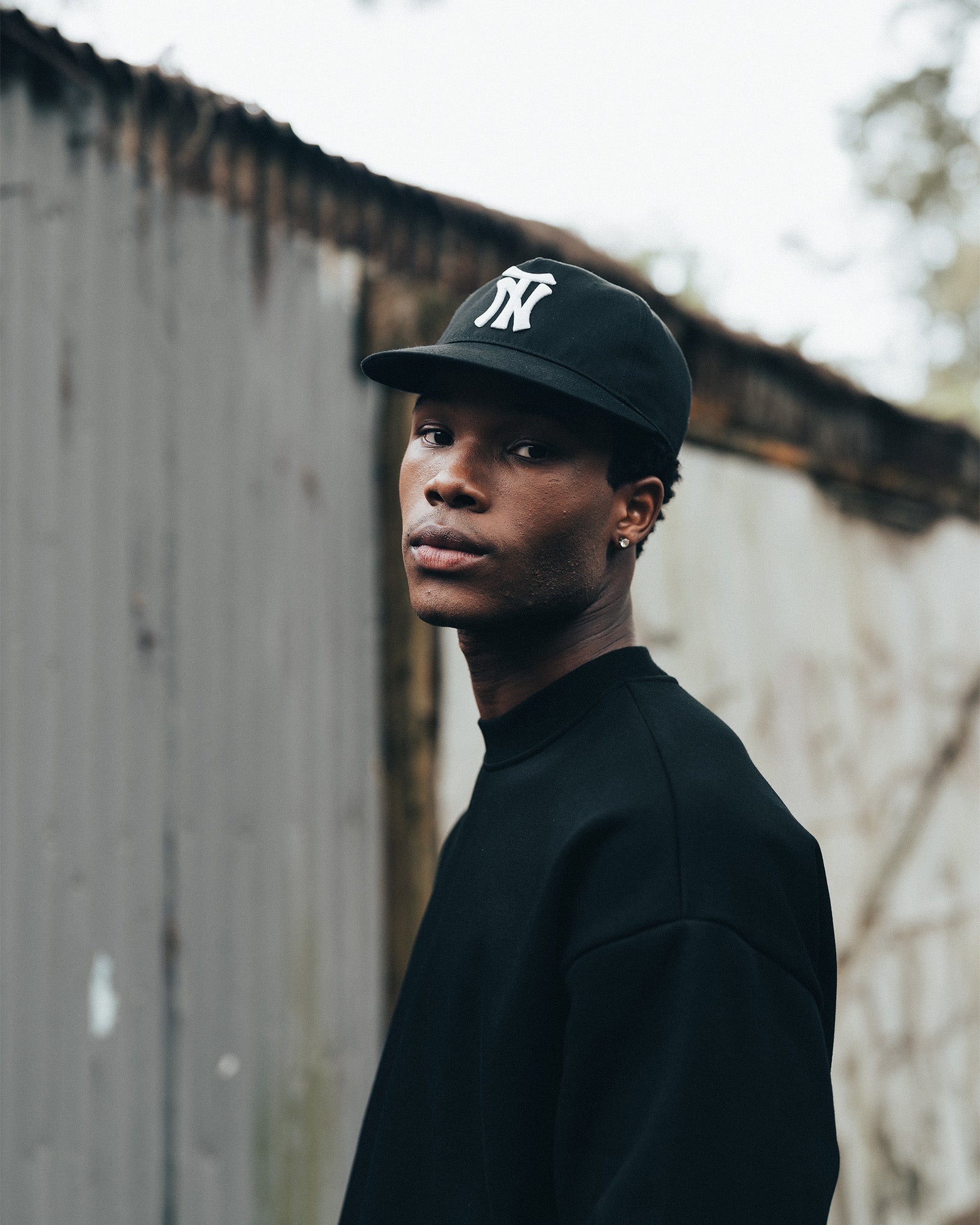 NT Monogram Cap - Black