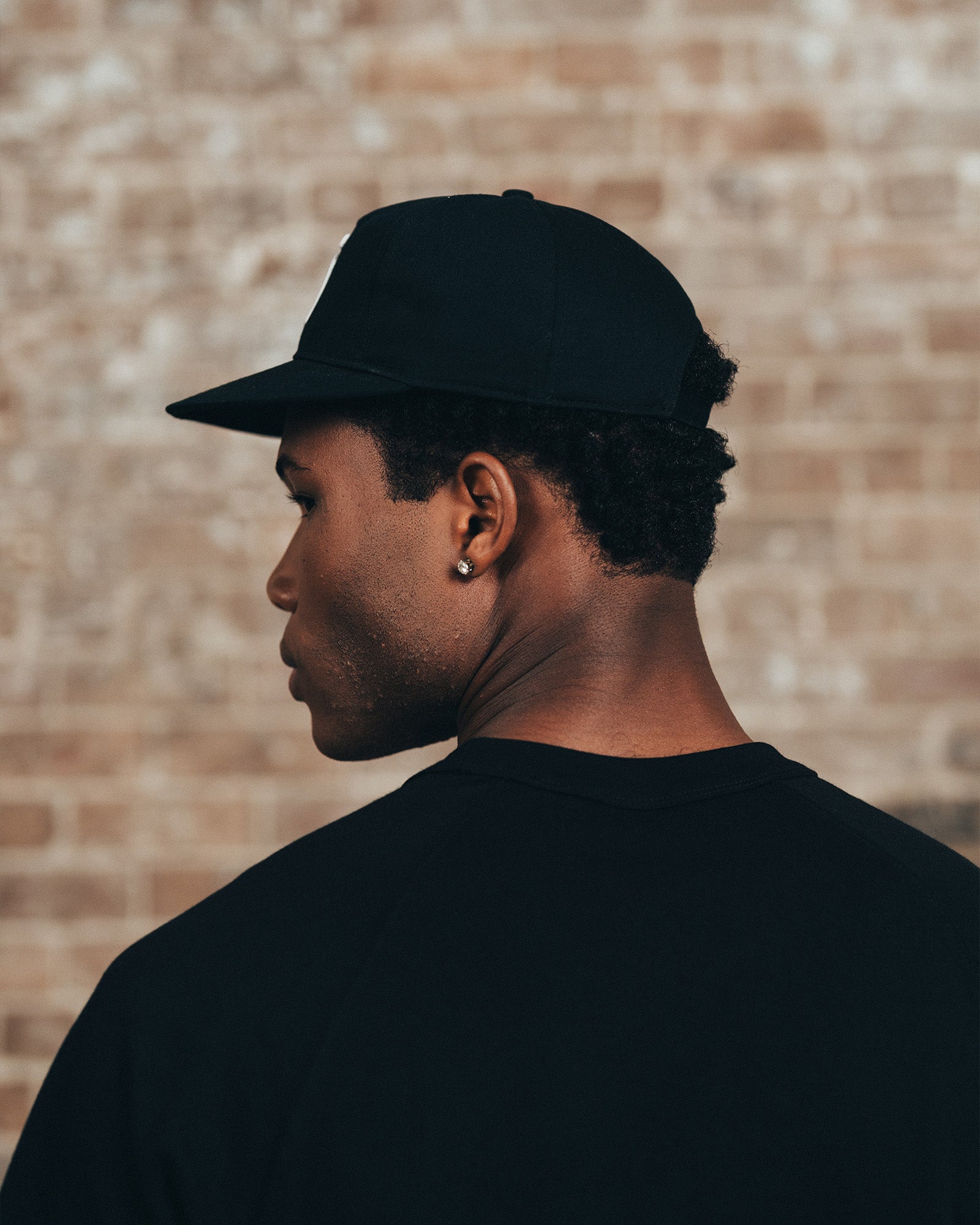 NT Monogram Cap - Black