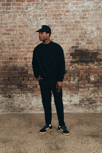 N Monogram Cap - Black
