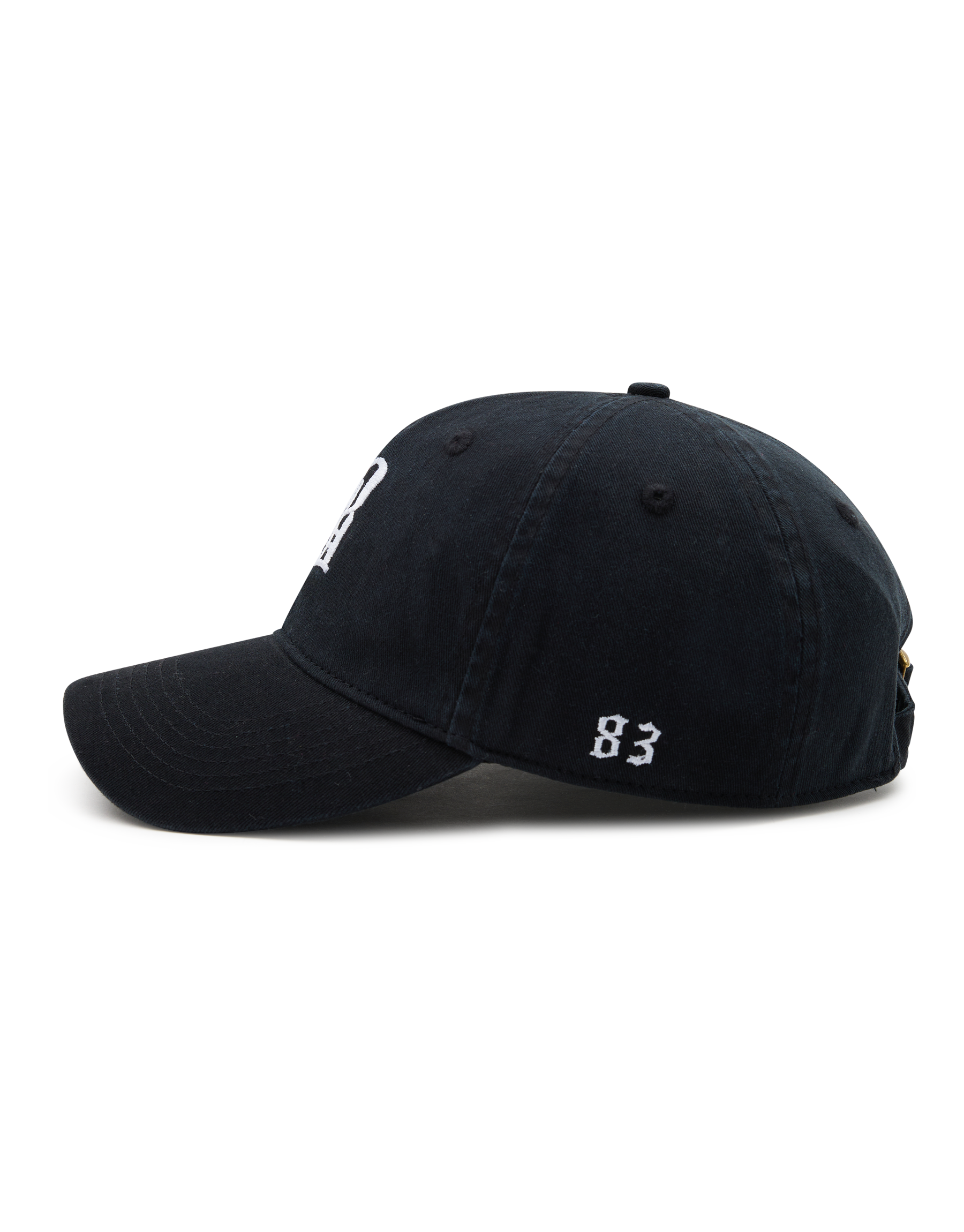 Washed Vintage B Cap - Black