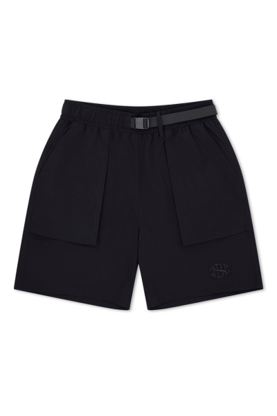 Utility Nylon Shorts - Black