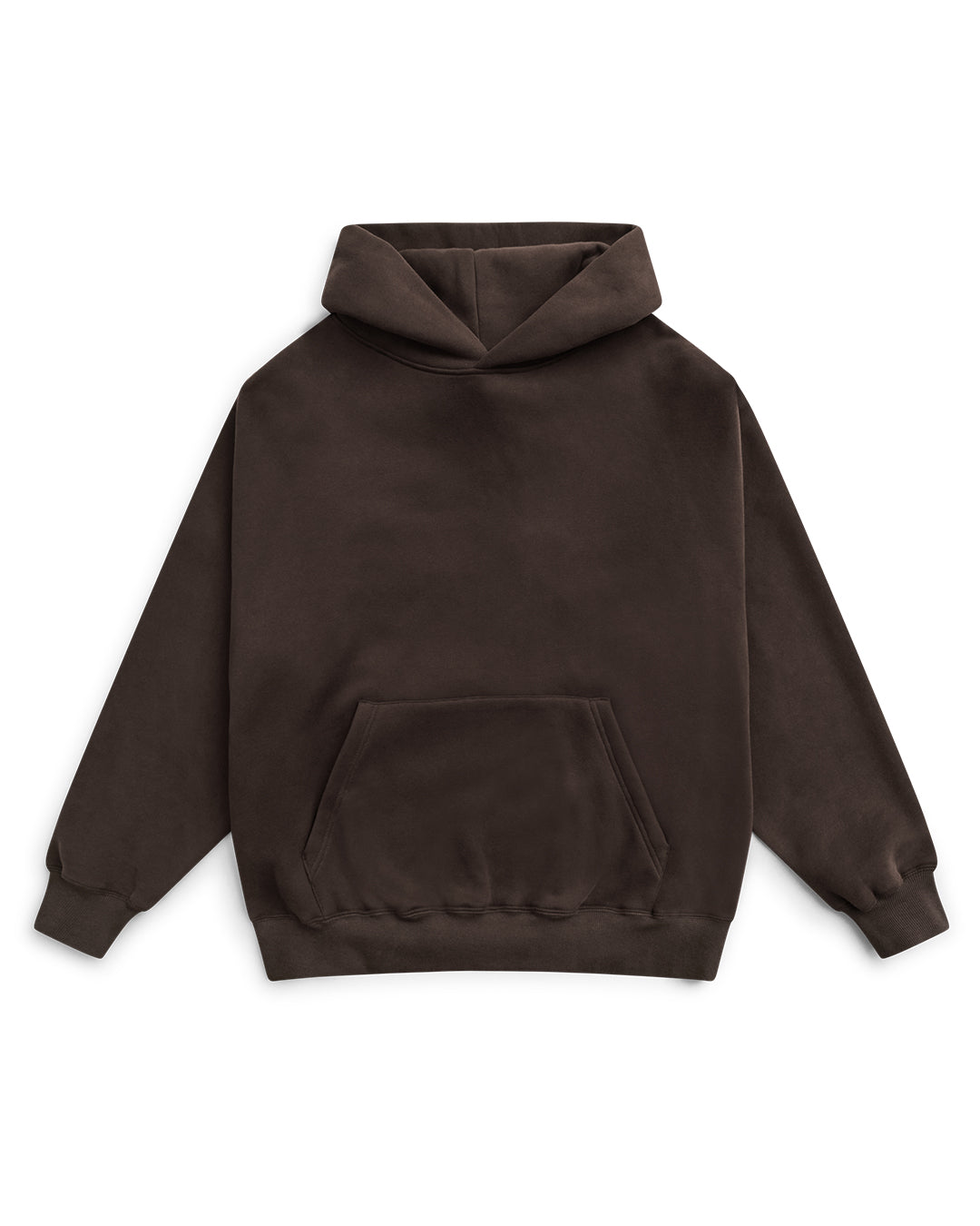HOODIE FLEECE 330 GSM 'CHOCOLATE'
