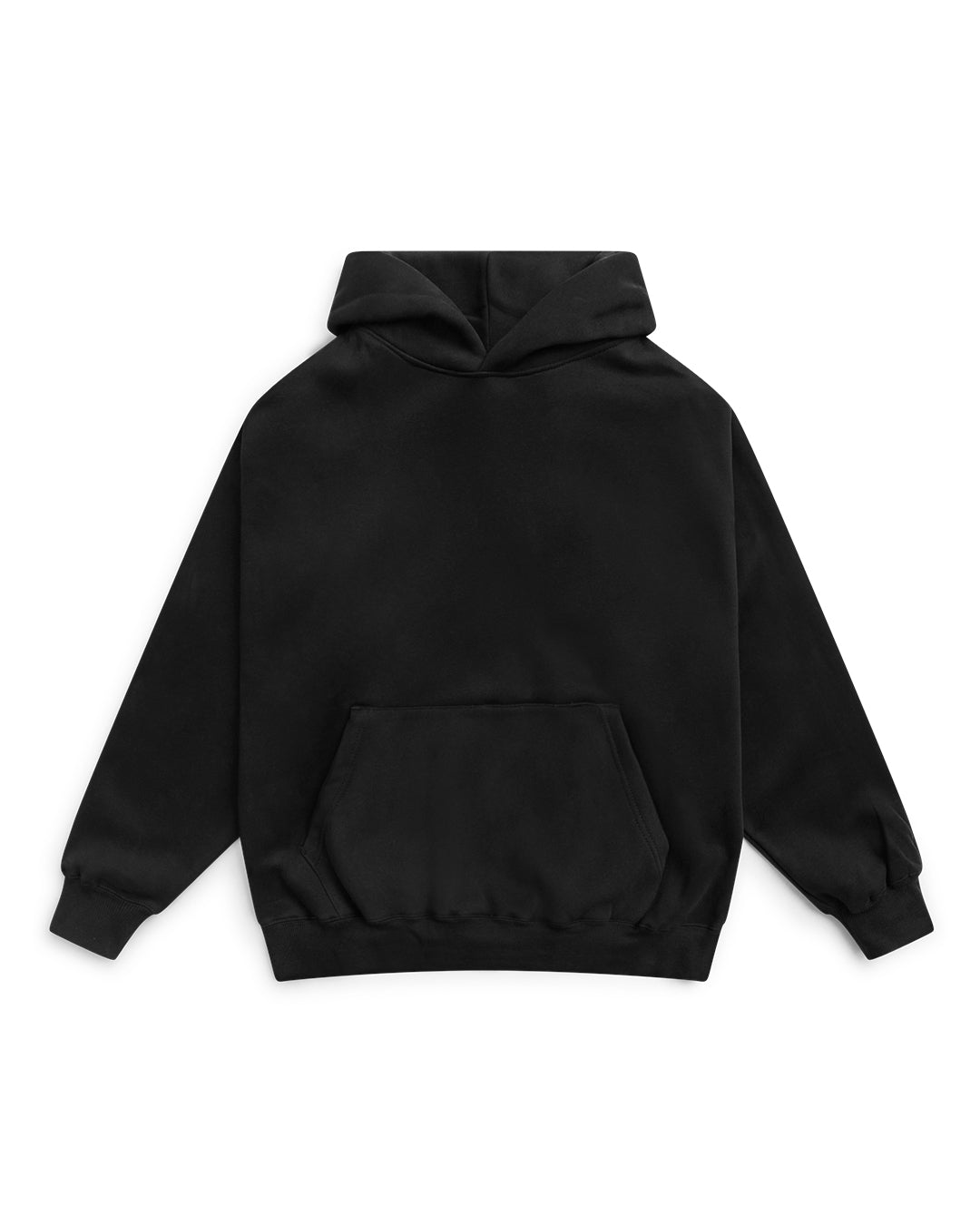 DOUBLE LAYER HOODIE 650 GSM 'BLACK'
