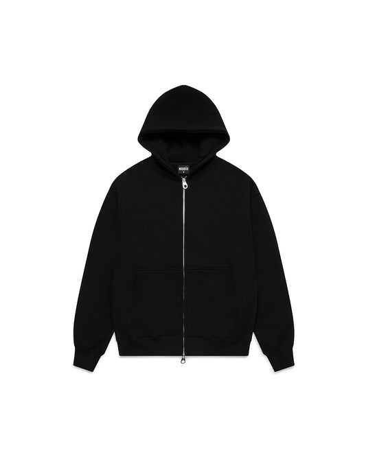 ZIP HOODIE 450 GSM 'BLACK'
