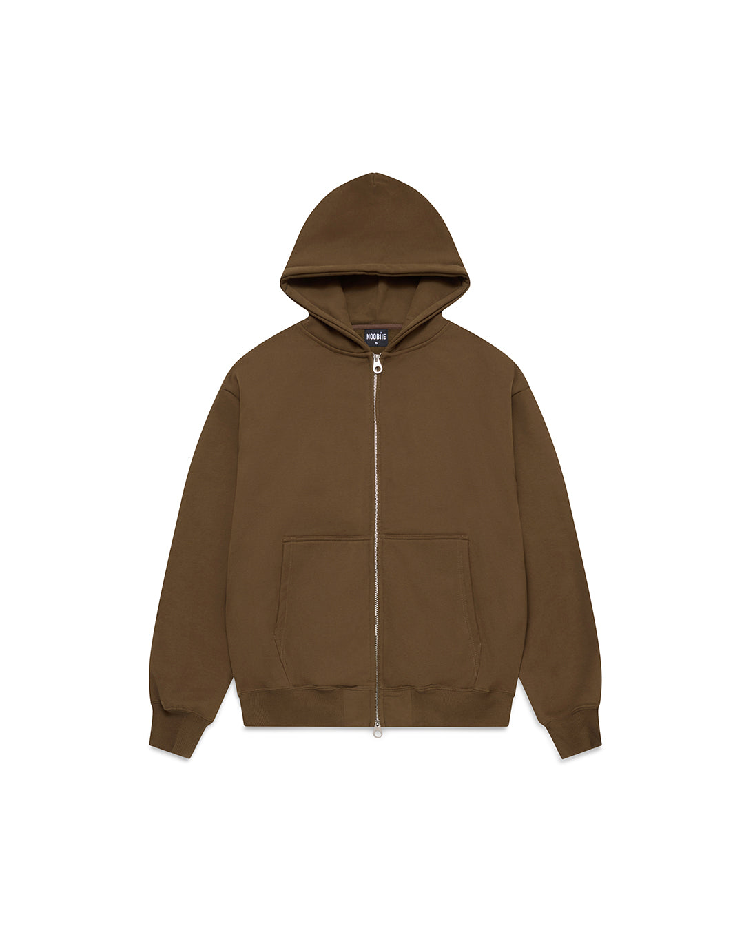 ZIP HOODIE 450 GSM 'BROWN'