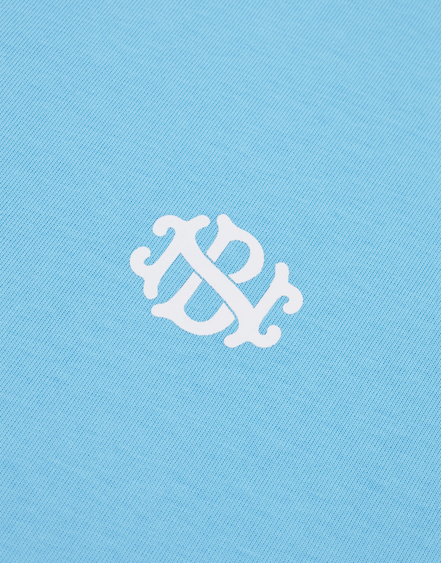 Monogram Tee - Sky Blue
