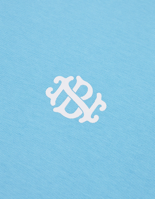 Monogram Tee - Sky Blue
