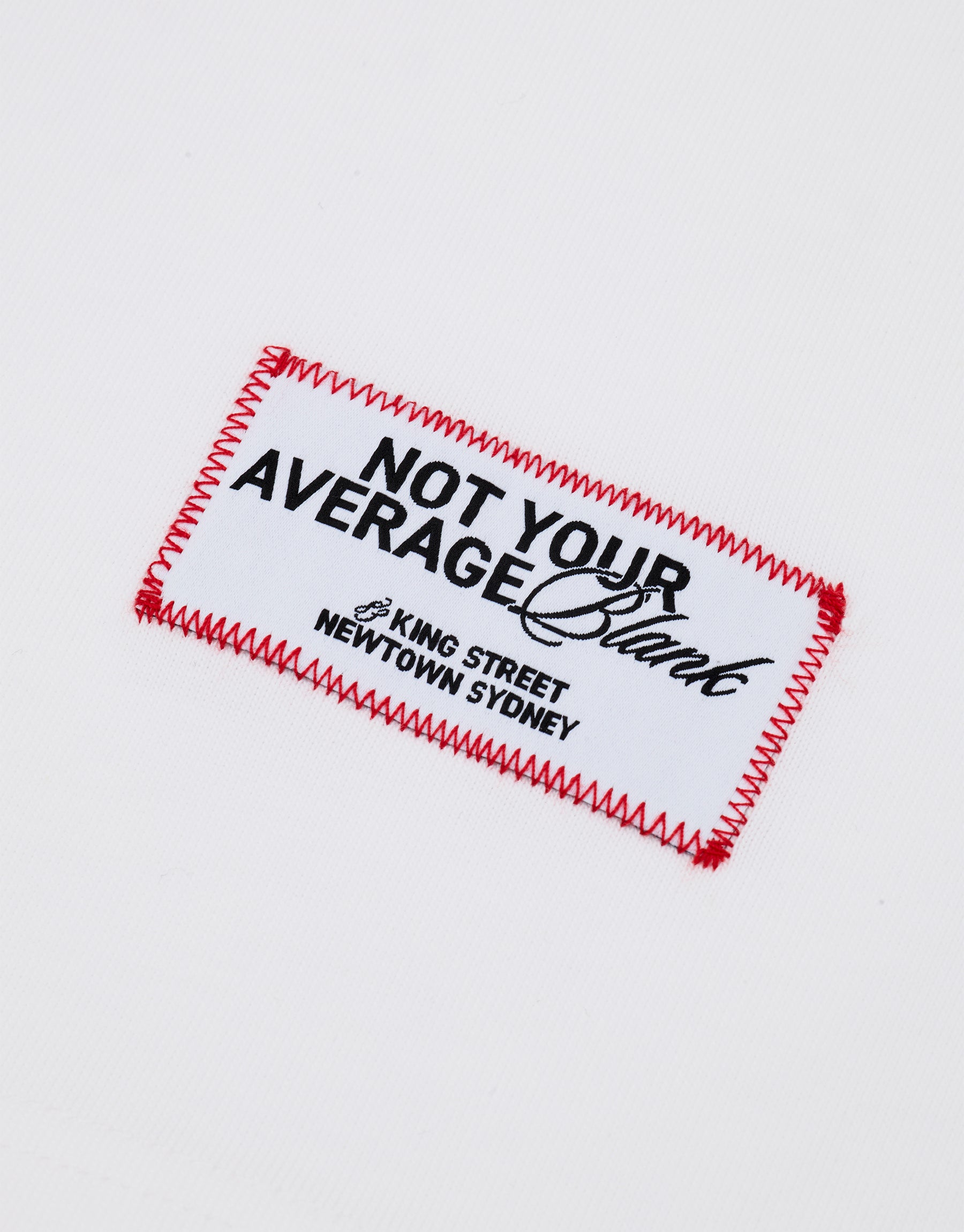 Studio Patch Tee - White
