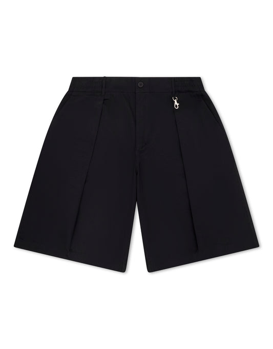 Avenue Pleated Short - Black