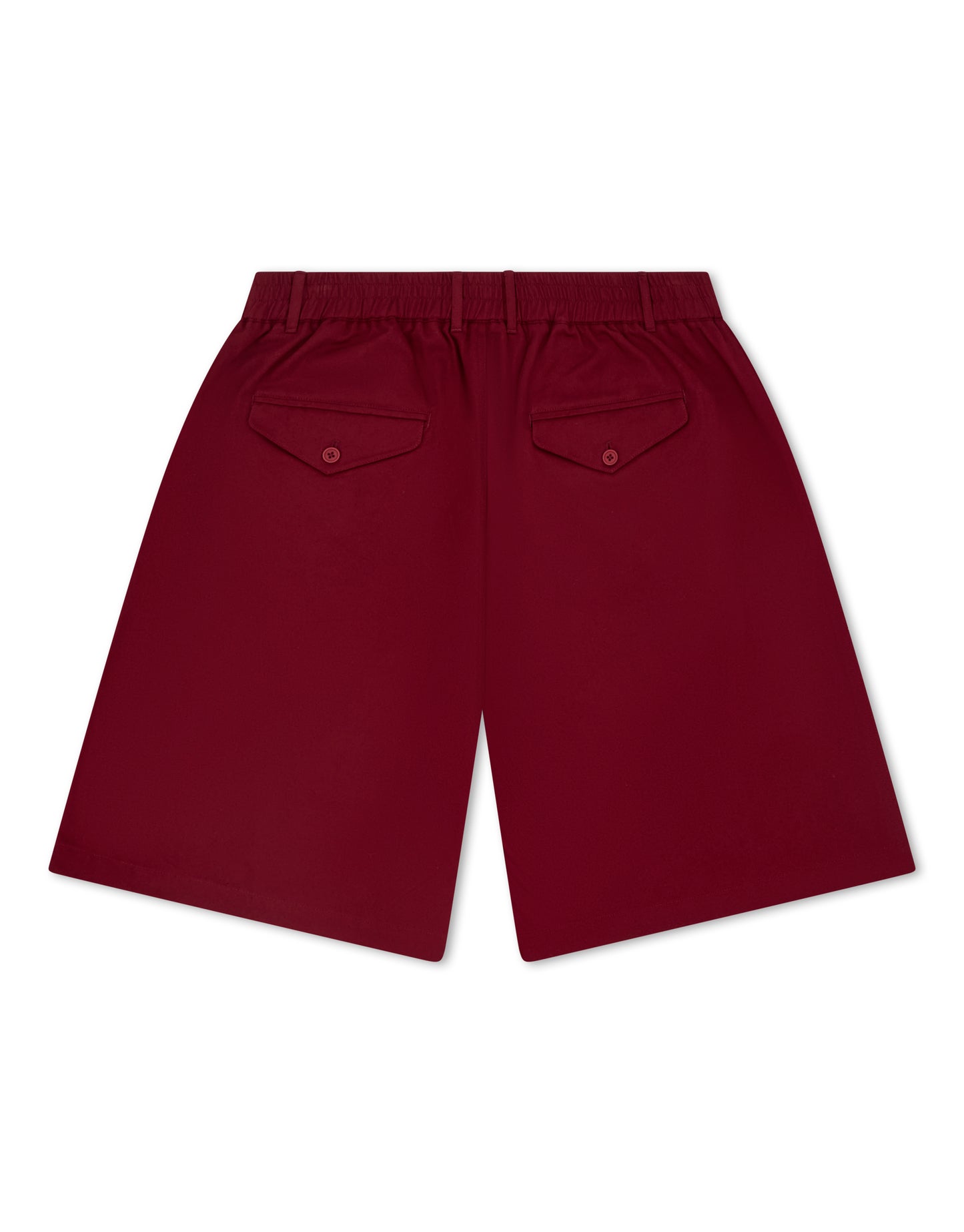 Avenue Pleated Short - Burgundy