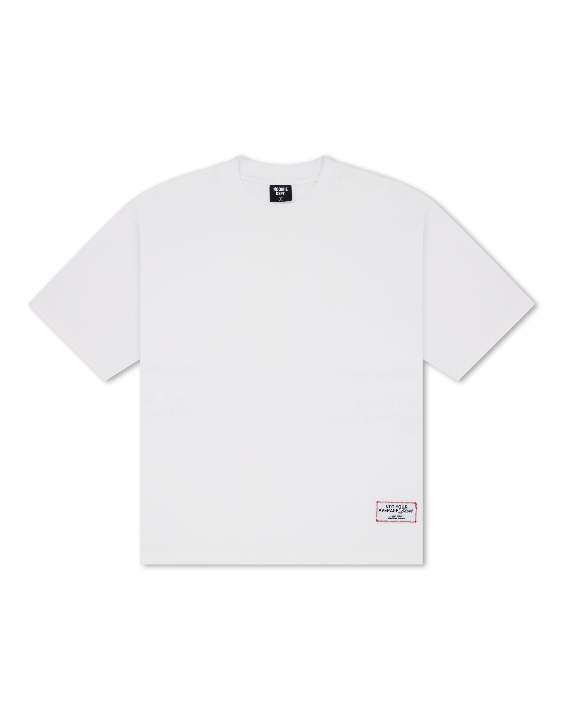 Studio Patch Tee - White