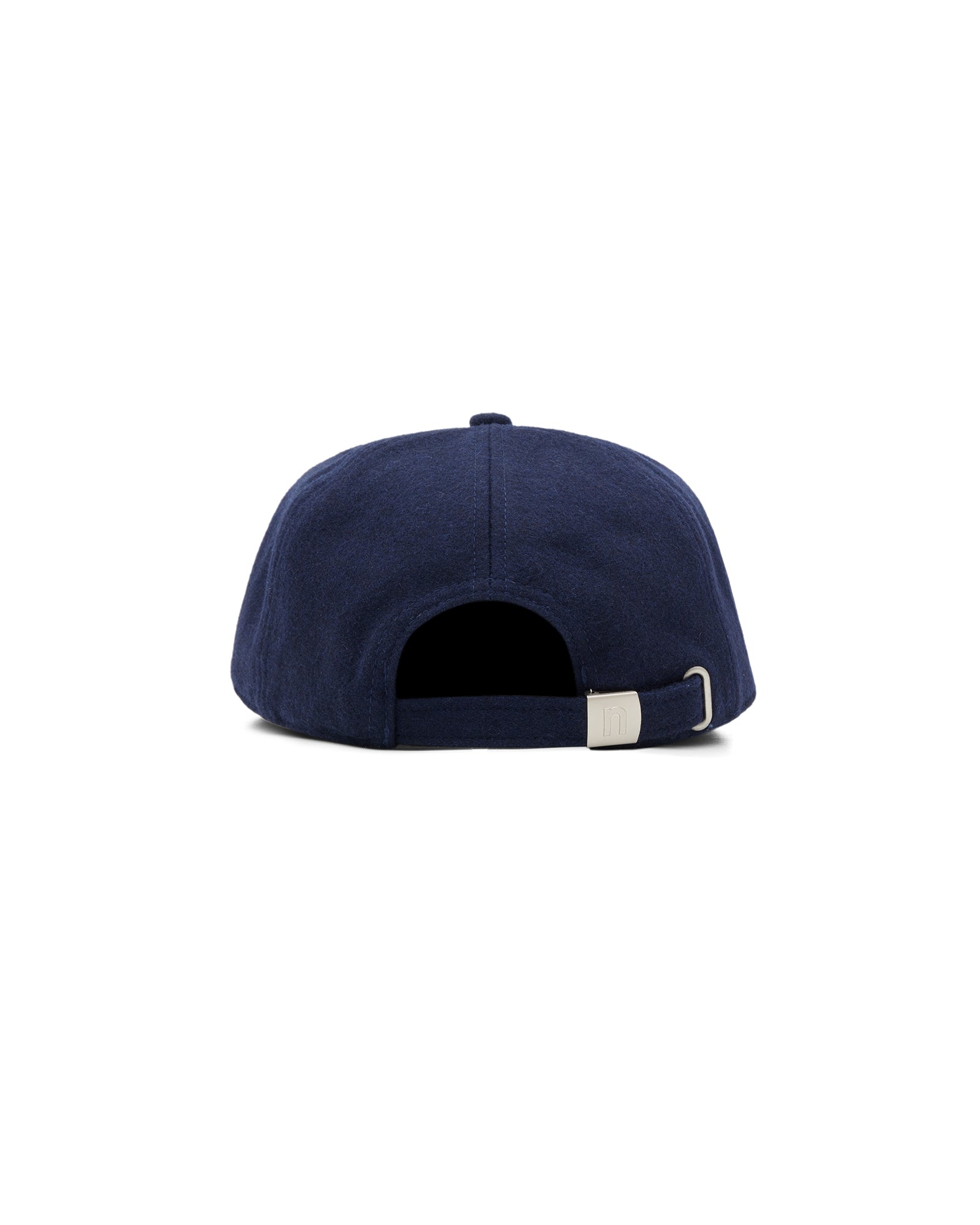 N Monogram Cap - Navy (Melton Wool)